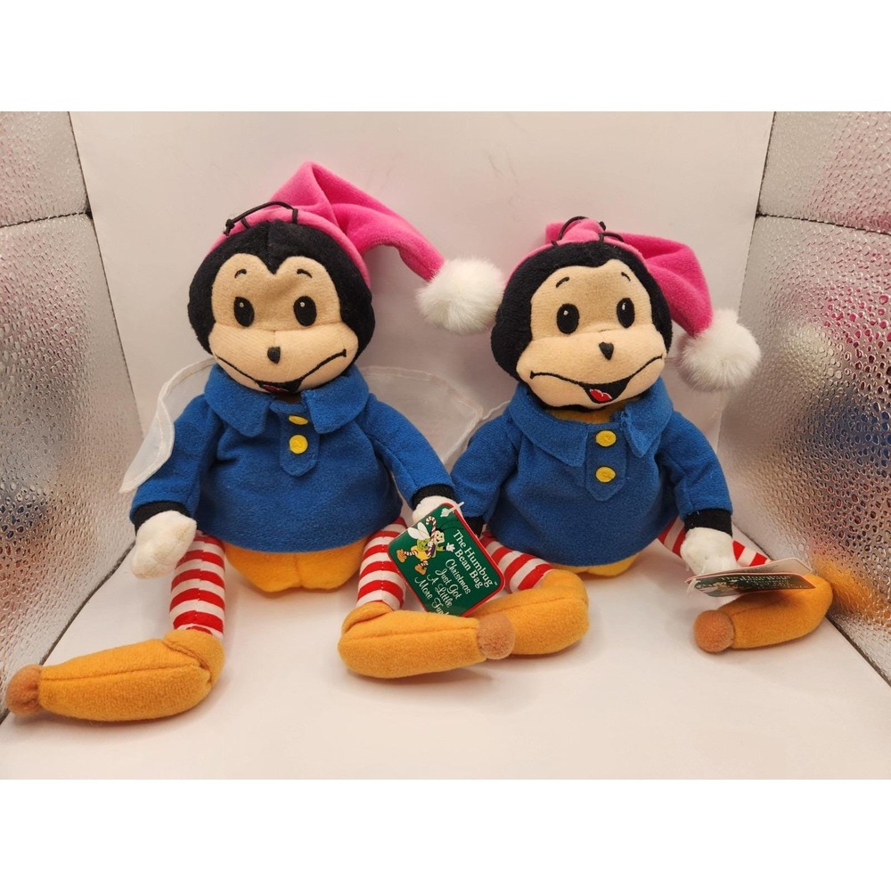 1998 Tobin Fraley Sleepy Bug The Humbug Beanbag Plush Christmas Holiday Toy (2)